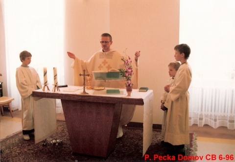 P. Pecka, Domov sv. Karla, červen 1996