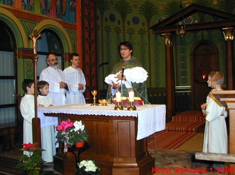 Křest Samuela, leden 2004