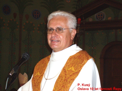 Oslava 10. výročí farnosti Řepy, P. Kusý