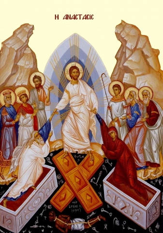 Vzkříšení Krista, duben 2022 (zdroj: Pinterest.com)