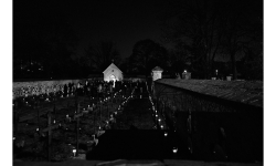Mše svatá na hřbitově sester 2. 11. 2022